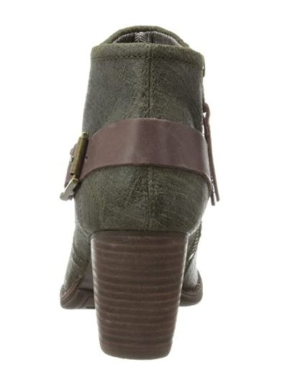 Caterpillar Women's Annette Leather Ankle Western Boots Deep Olive Size 7 - Picture 15 of 16